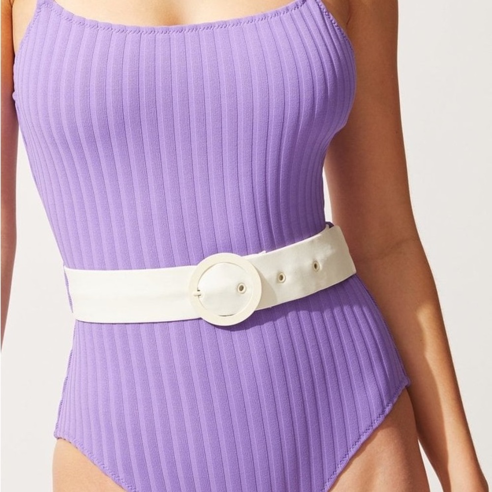 solid & striped | nina belted one piece small